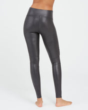 Load image into Gallery viewer, Faux Leather Moto Leggings