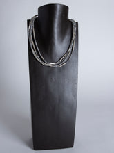 Load image into Gallery viewer, 4 Rows Silver &amp; Labradorite necklace
