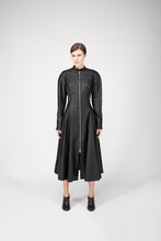 Load image into Gallery viewer, Faux Leather Zip Maxi Dress
