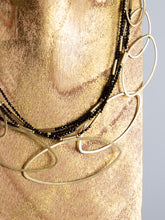 Load image into Gallery viewer, Gold pated Sterling Silver &amp; Spinel Collar
