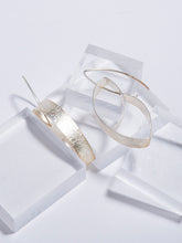 Load image into Gallery viewer, Brushed Sterling Silver earrings
