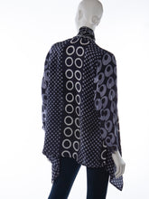 Load image into Gallery viewer, Navy/ Lilac Cardigan
