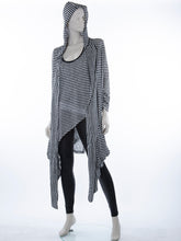 Load image into Gallery viewer, Striped Hooded Cardigan

