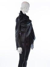 Load image into Gallery viewer, Leather Drape Jacket
