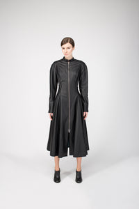 Faux Leather Zip Maxi Dress Insanity El Paseo Faux Leather Zip Maxi Dress Insanity El Paseo