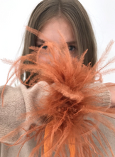 Load image into Gallery viewer, MARABOU FEATHER WRISTLET
