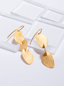 Matte Gold Drop earrings