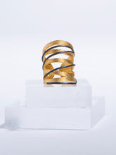 Load image into Gallery viewer, Gold &amp; Silver Coil ring
