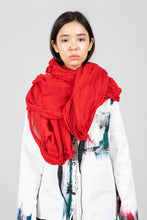 Load image into Gallery viewer, CRINKLE LEATHER ANCHOR SHAWL
